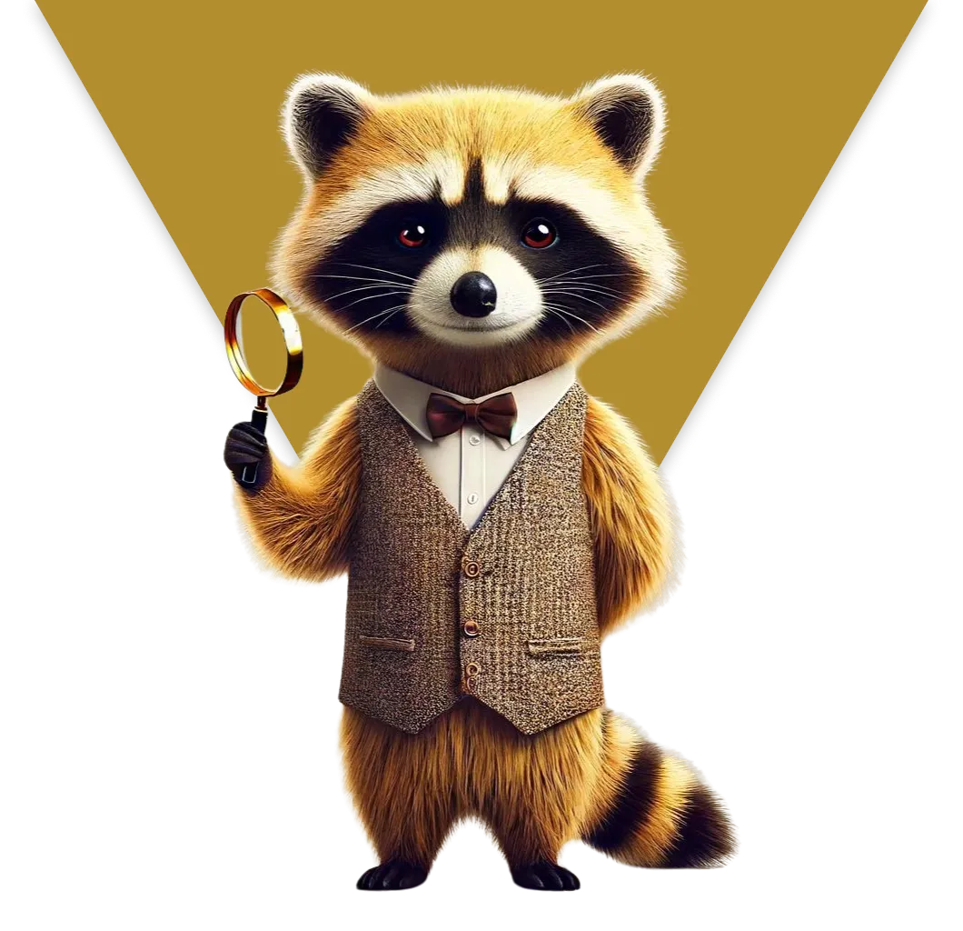 Best Invoice Finance Raccoon Mascot