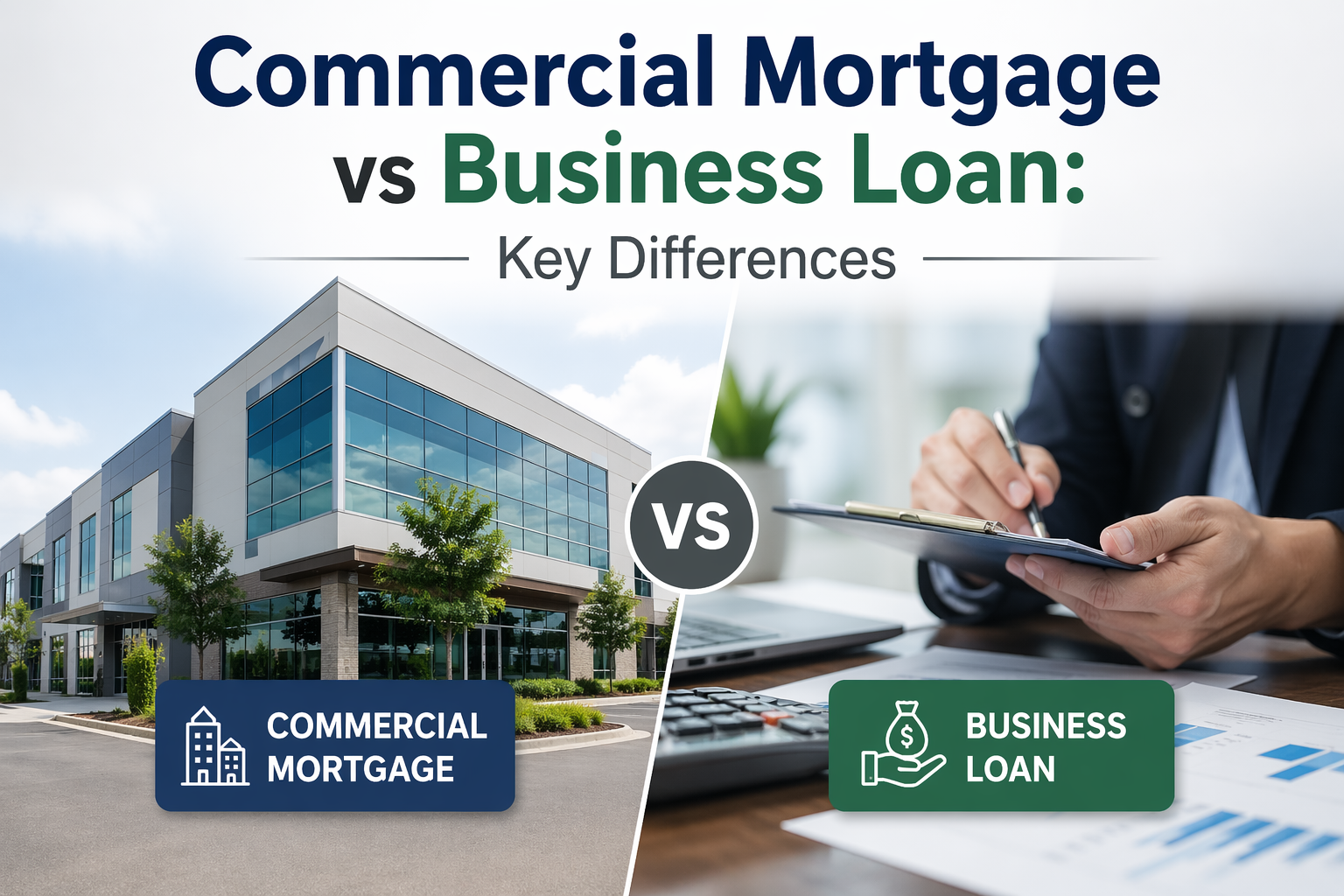 Commercial Mortgage vs Business Loan