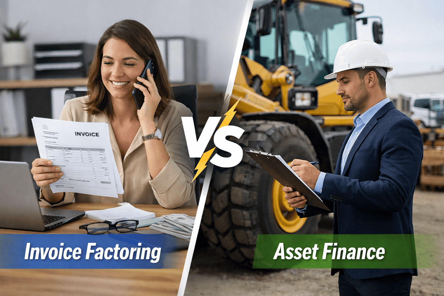 Invoice Factoring vs Asset Finance